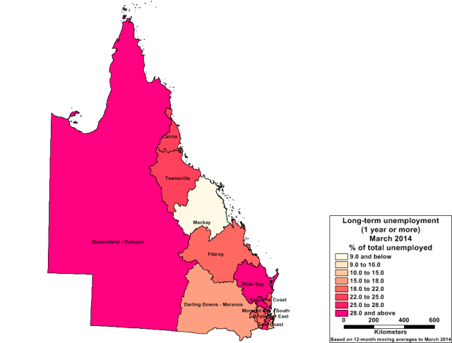 Qld map of LTU