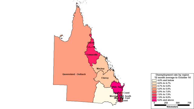 Unemployment_Oct 14_SA4_Qld